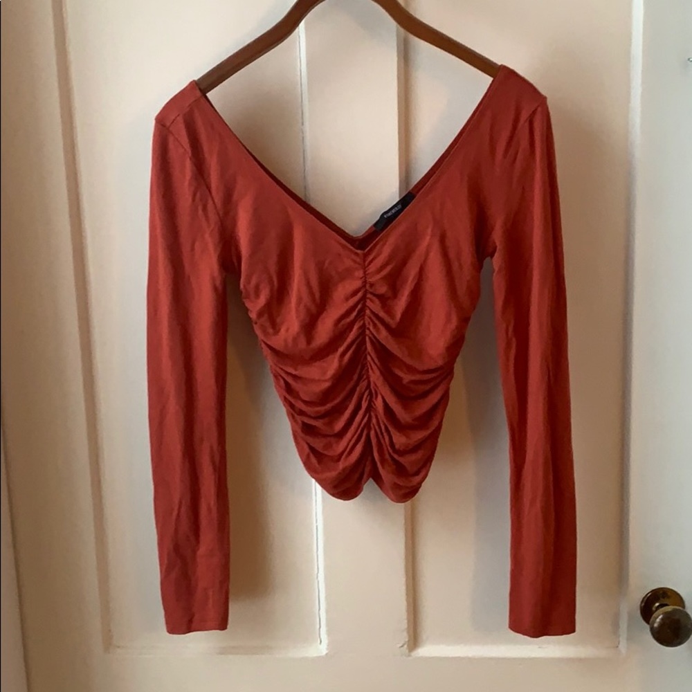 Ruched Crop Top